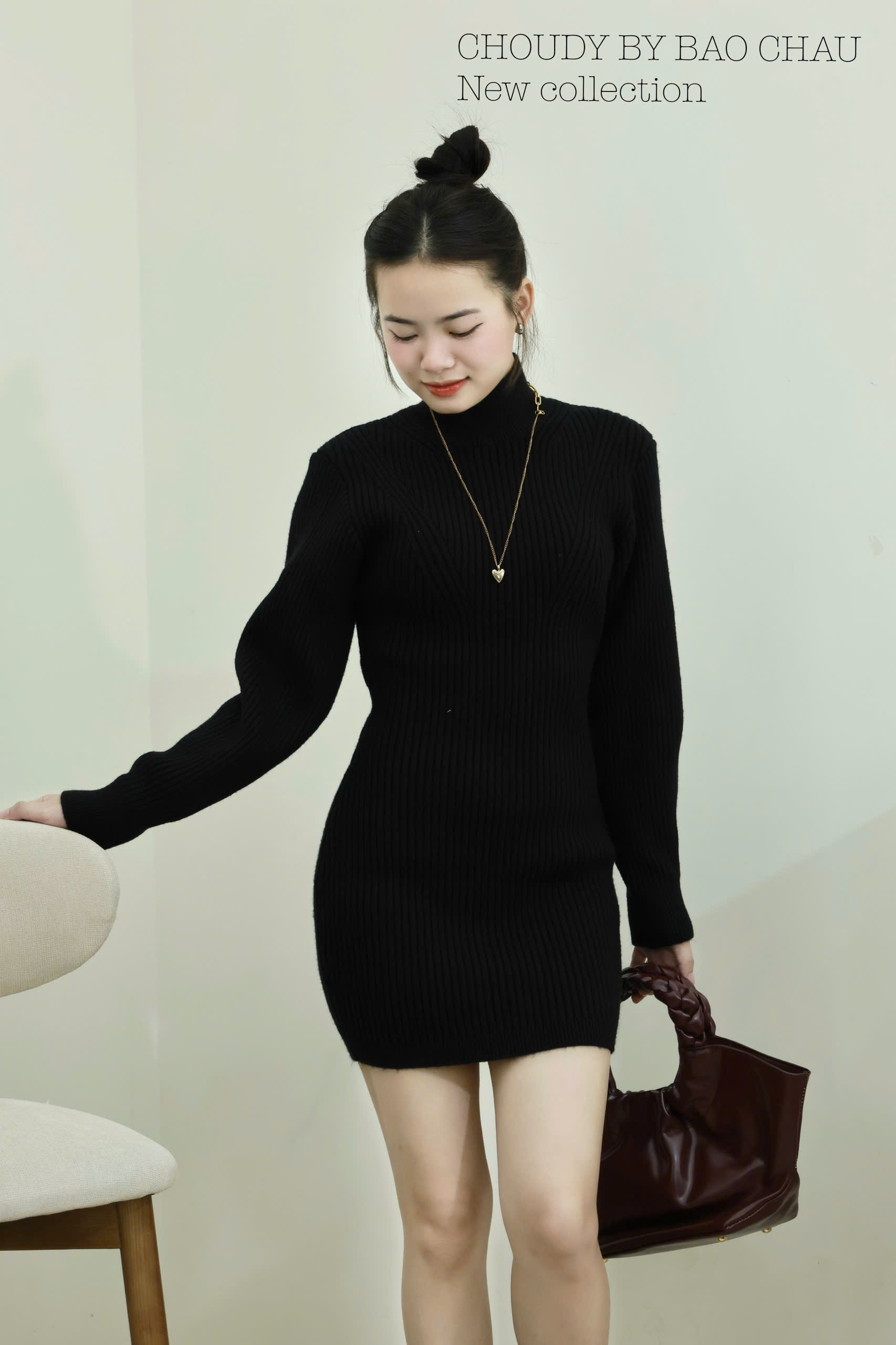 SALE D118 ĐẦM LEN 2 MÀU_thumbnail_5