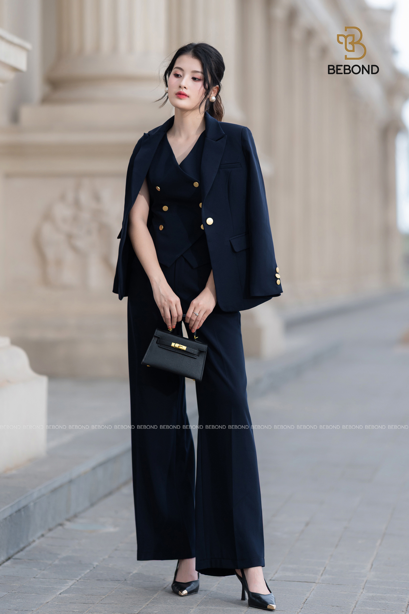 Áo vest MILAN màu XANH THAN