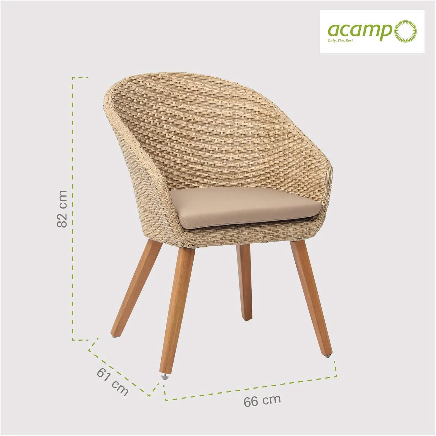 Ghế đan dây mây nhựa