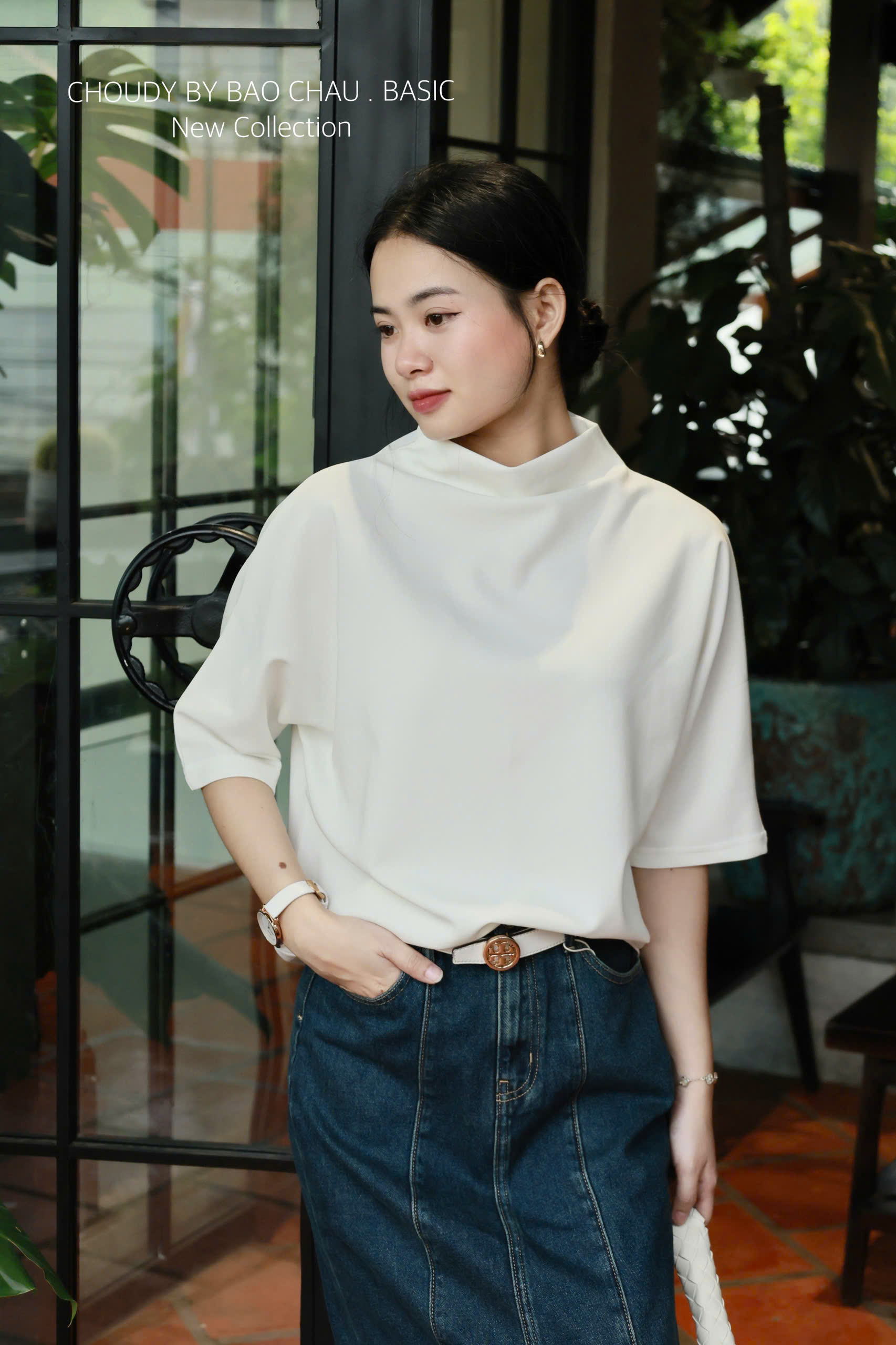 A508 ÁO THUN CỔ LỌ 2 MÀU