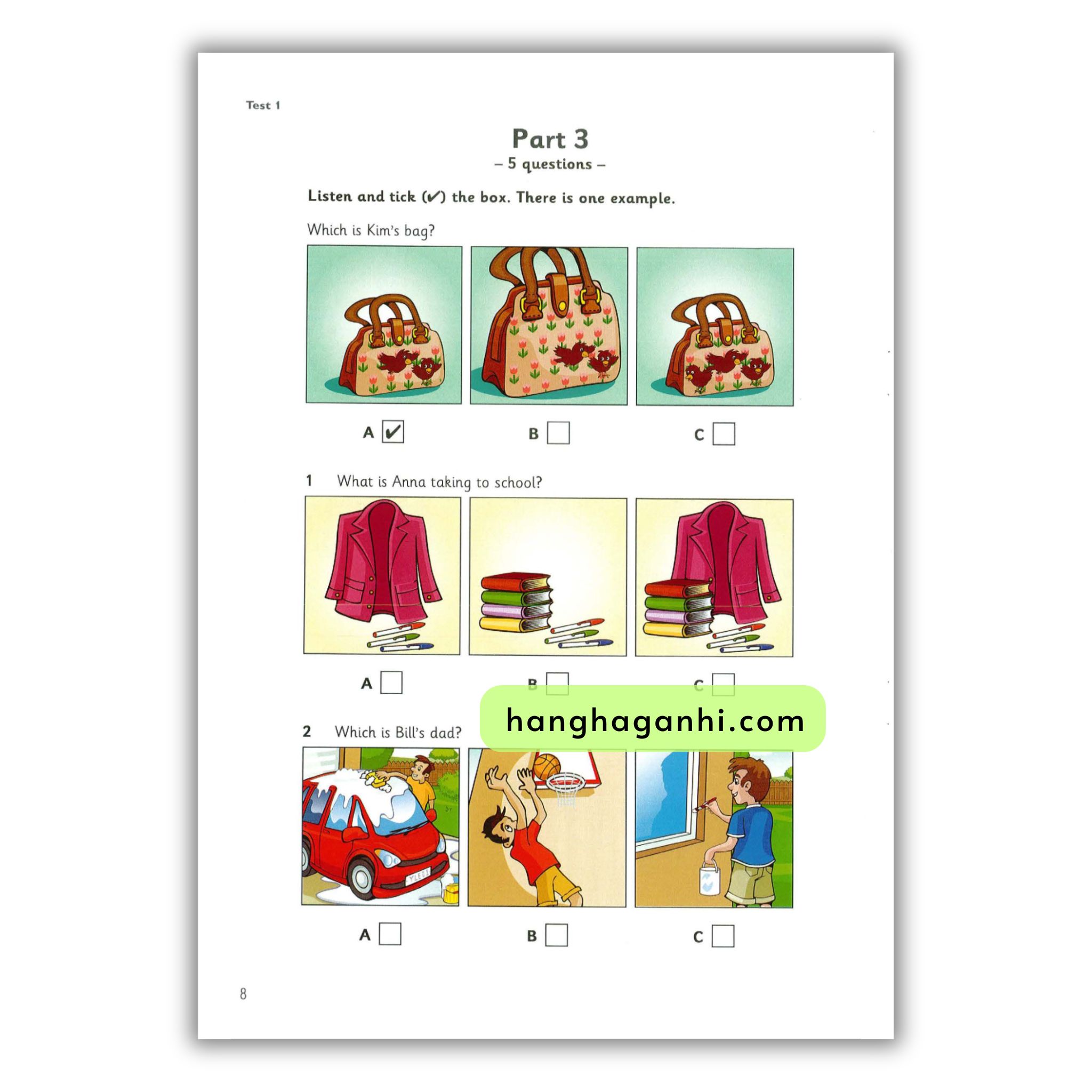 Bộ 4 cuốn Starters bản mới nhất 2018-2020 Kèm file nghe và đáp án, BẢN ĐẸP, Flashcard cắt rời tương tác, kèm hướng dẫn học_thumbnail_9