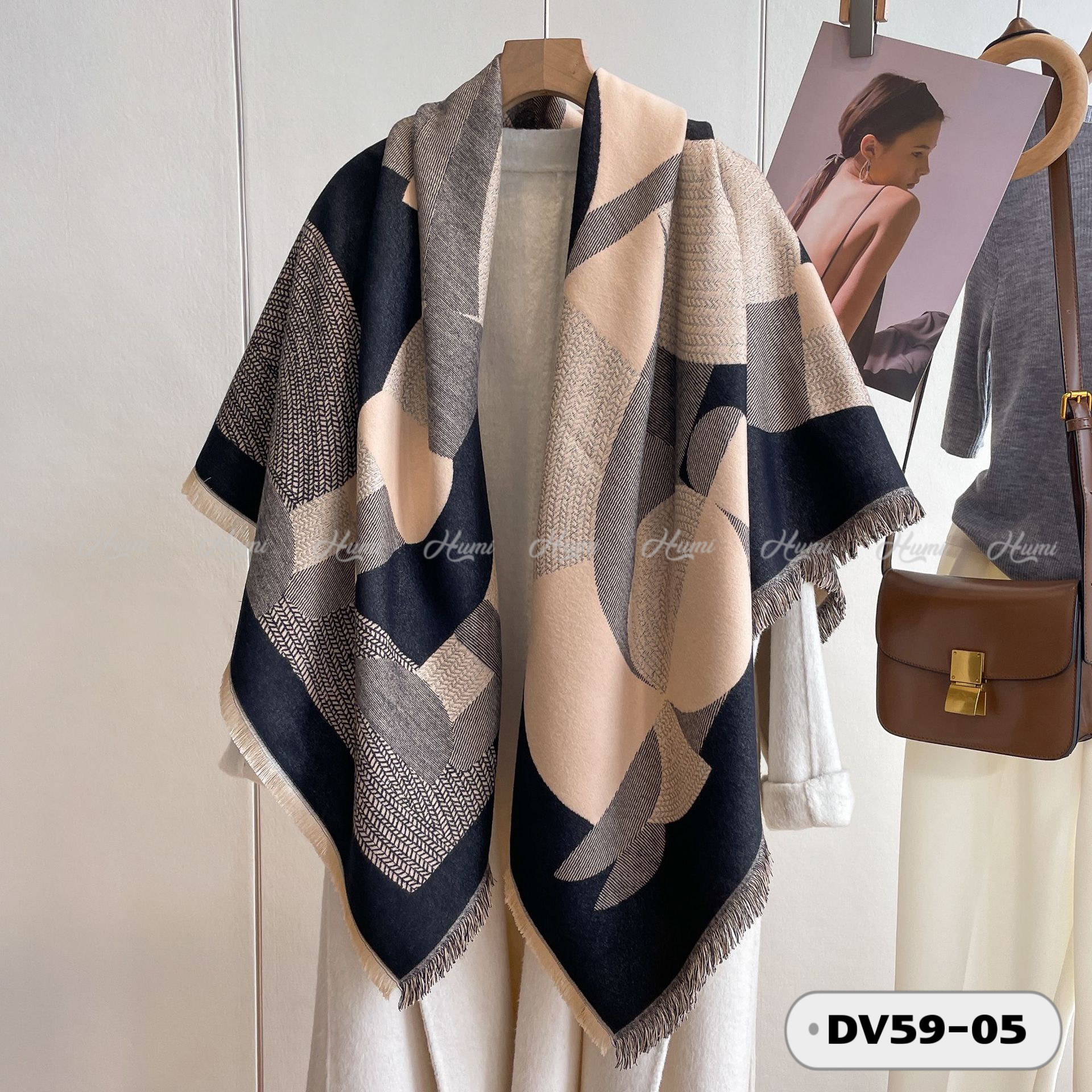 KHĂN CASHMERE VUÔNG 130x130CM (DV59-05)