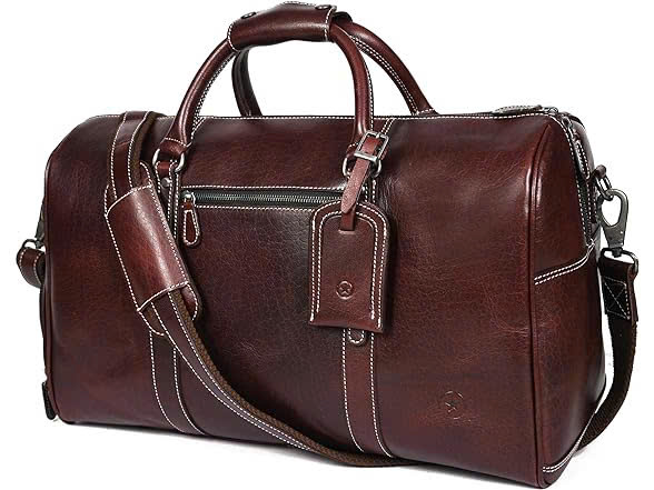 Túi da thật 20" Leather Weekender Duffel