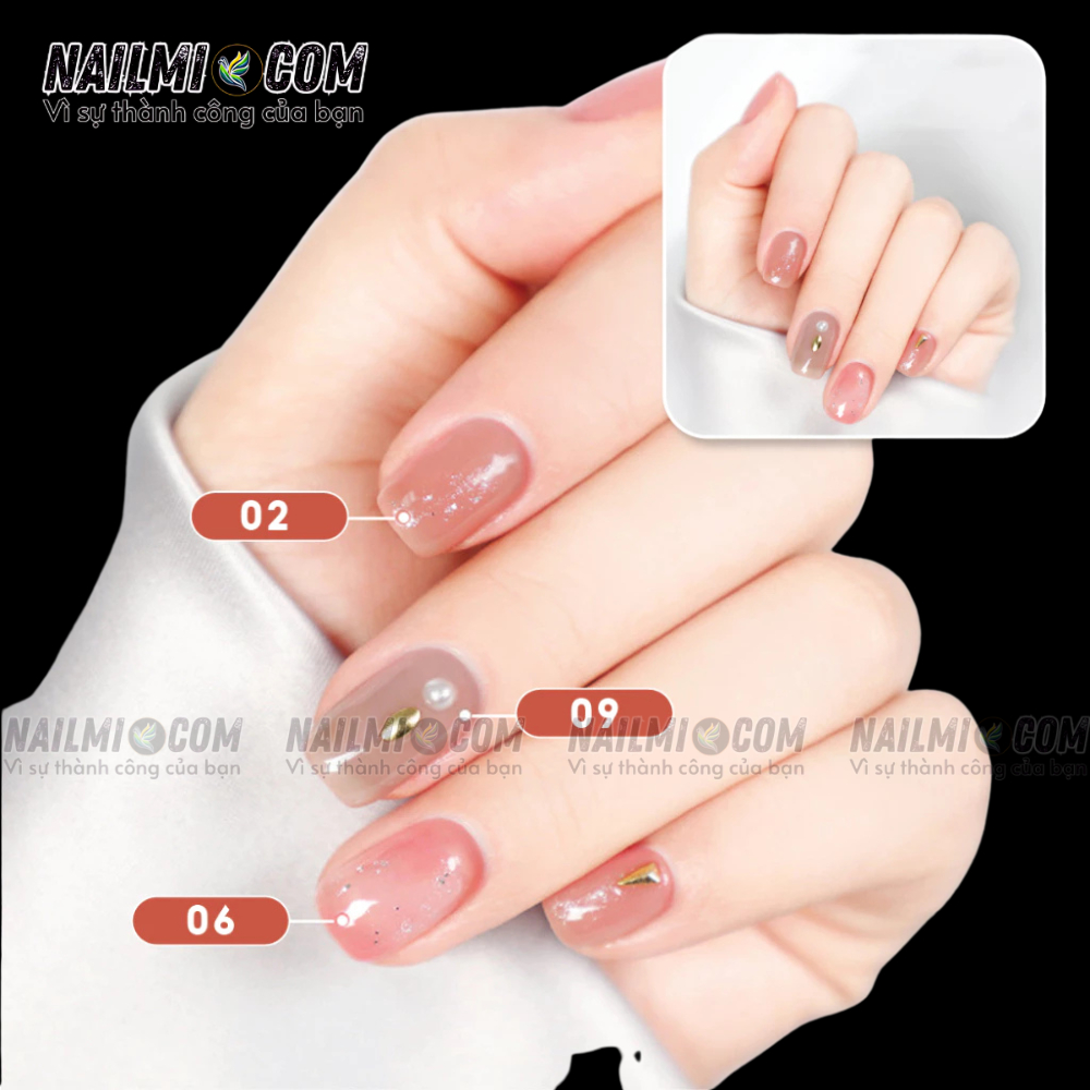 Set sơn thạch Very Good Nail - 9 màu_thumbnail_3