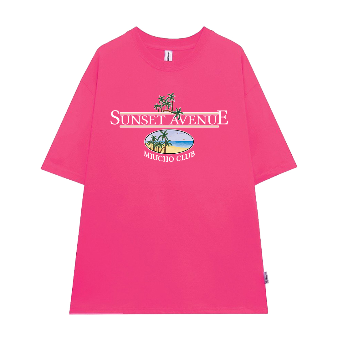 Áo thun form rộng unisex đi biển mùa hè xinh xắn ATD1035 Miucho tay lỡ cổ tròn in mix_thumbnail_18