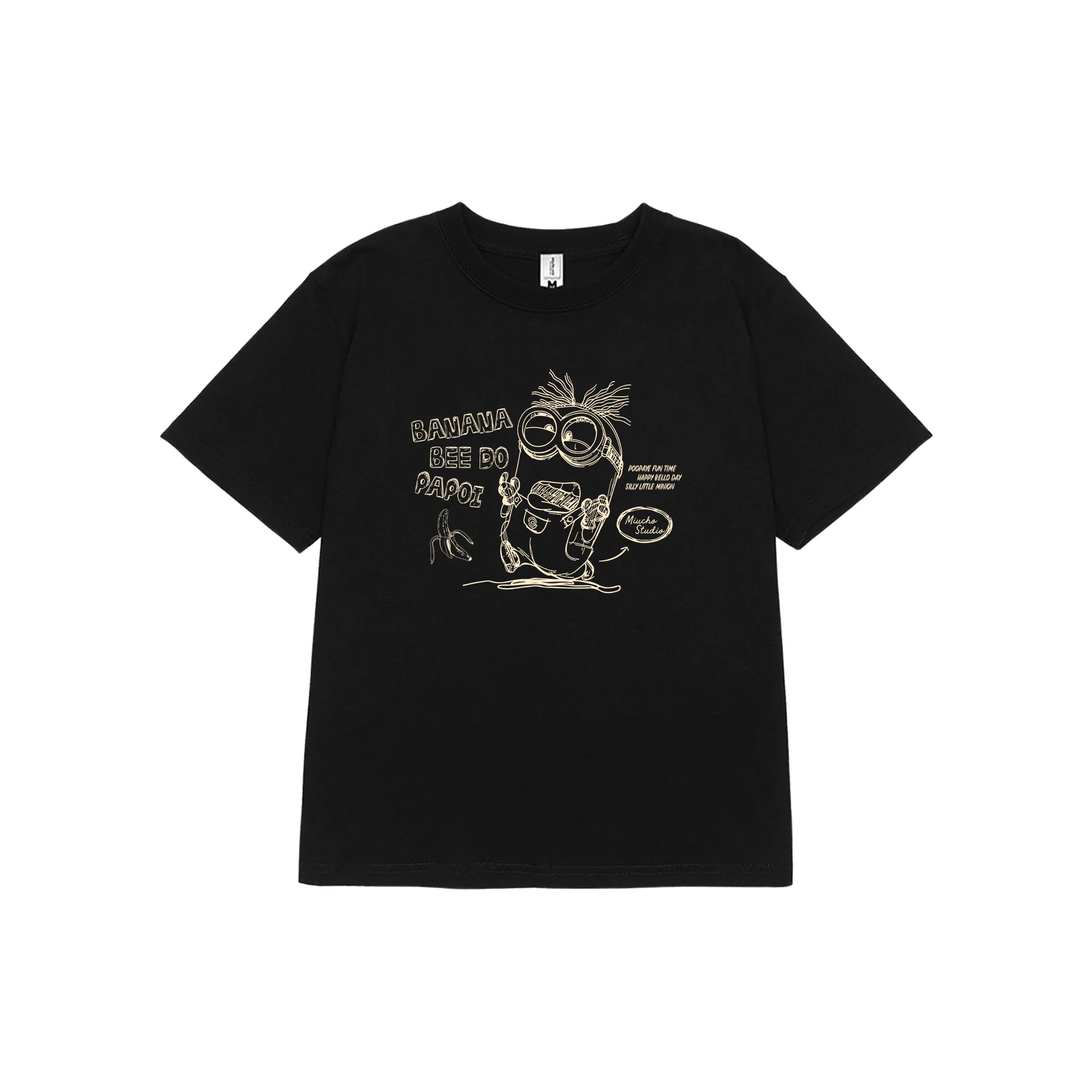 Áo baby tee nữ BANANA siêu cute 2611 Miucho chất vải cotton 2c thoáng mát mềm mại in mix_thumbnail_8