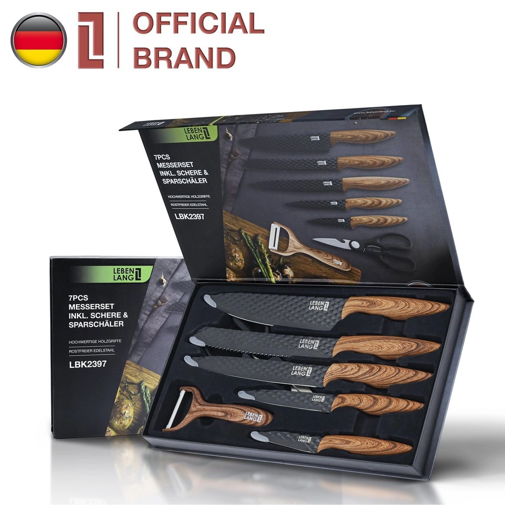 G242 - Bộ Dao Chống Dính 5 món Lebenlang LBK2395 Đức