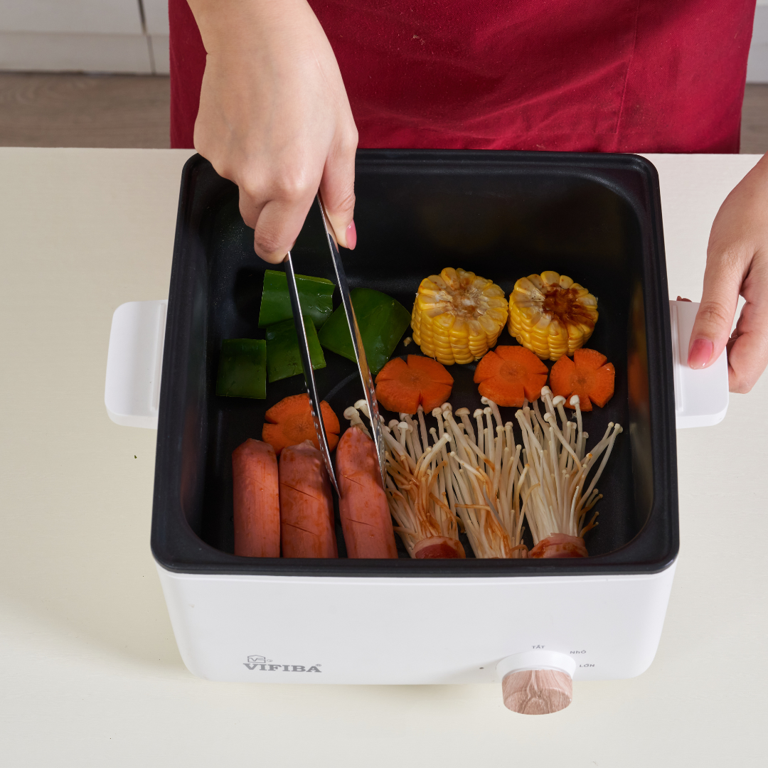 Nồi Lẩu Hấp SAKI VIFIBA - Lẩu Hấp Vuông_thumbnail_3