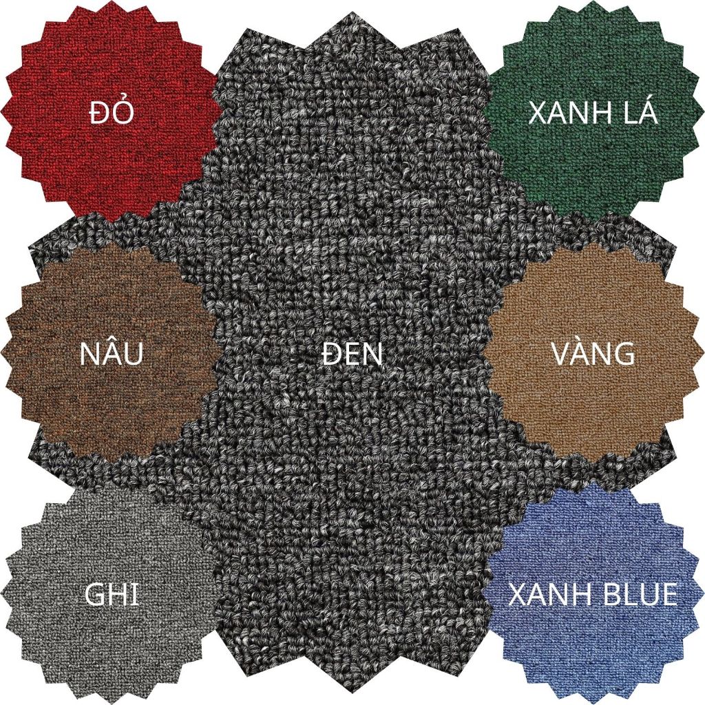 Thảm chùi chân màu trơn nhiều màu, nhiều kích thước thấm hút nước tốt_thumbnail_3