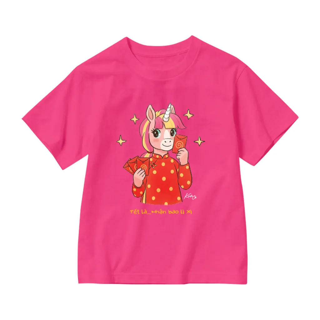 Áo thun bé trai bé gái Kado chất vải cotton cao cấp thoáng mát Tết Bính Ngọ 2860_thumbnail_14