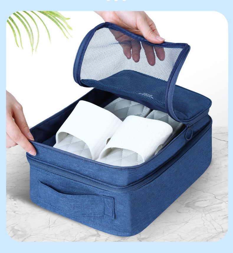 Túi đựng giày du lịch Giày 3 lớp chống thấm nước Túi đựng giày di động có thể treo trên hành lý (TDG)_thumbnail_14