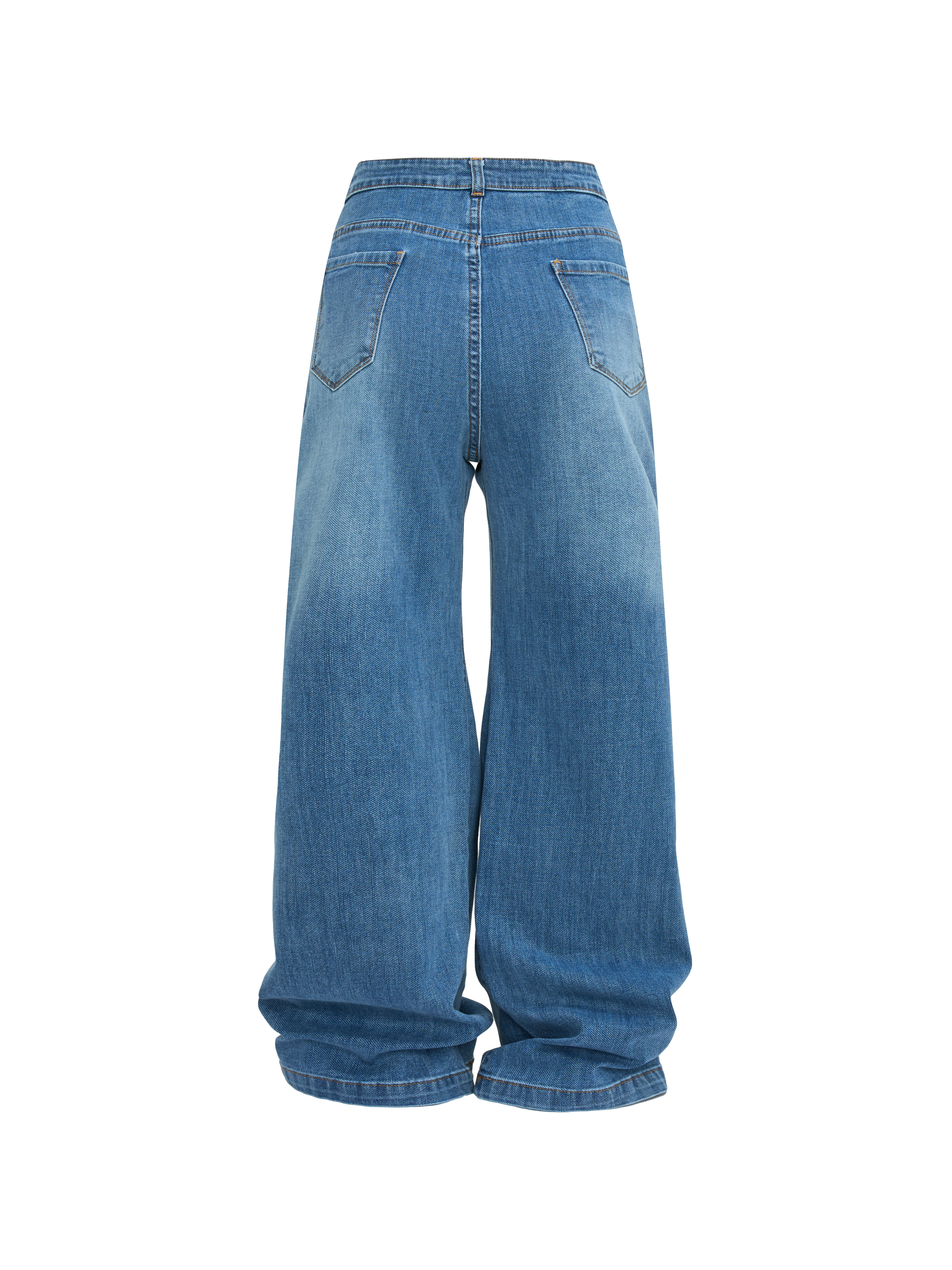 BIGSIZE- Quần jean suông co giãn basic V-QJ01 dành cho nàng béo