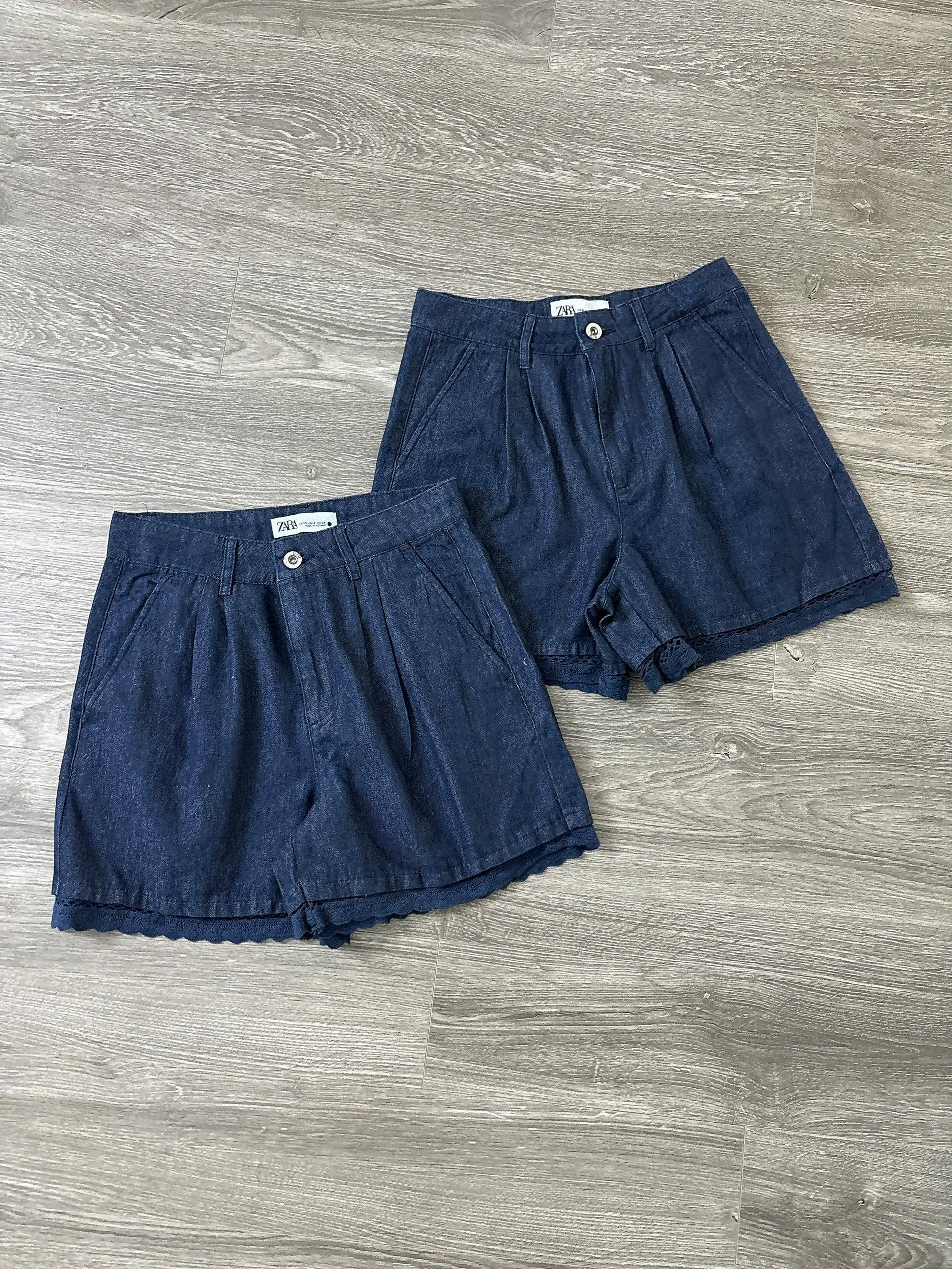 HQ43 Quần short phối ren