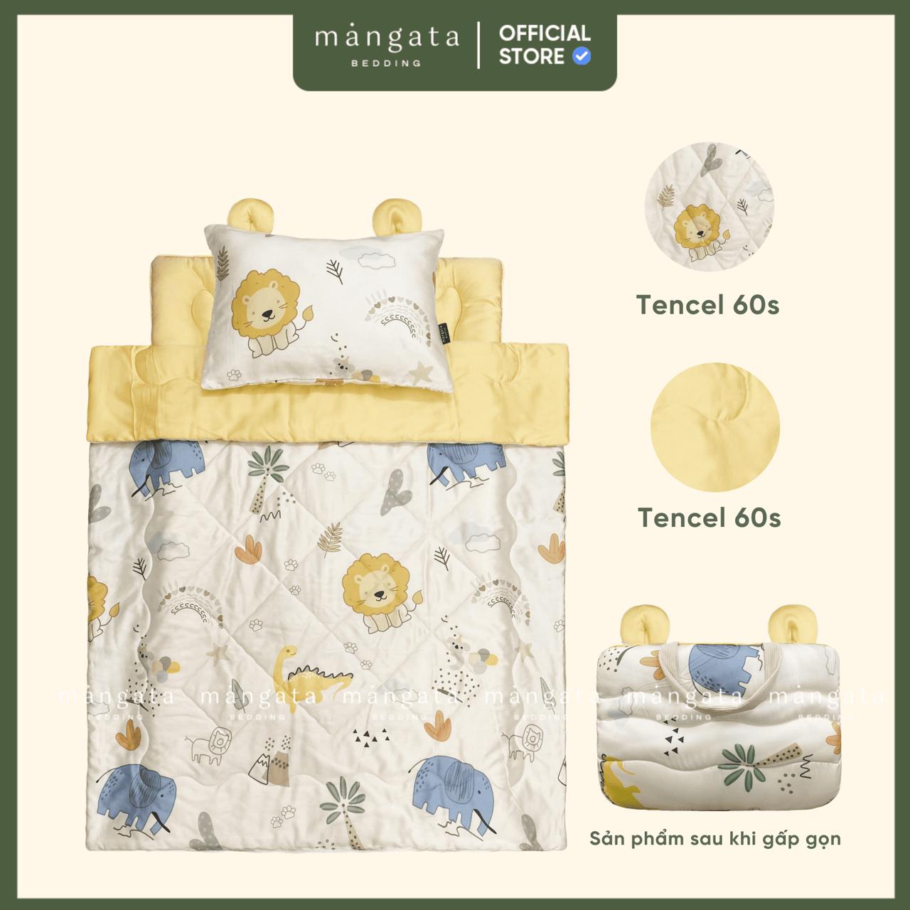 Mẫu Động vật - Bộ chăn gối gấp gọn đi học _thumbnail_1