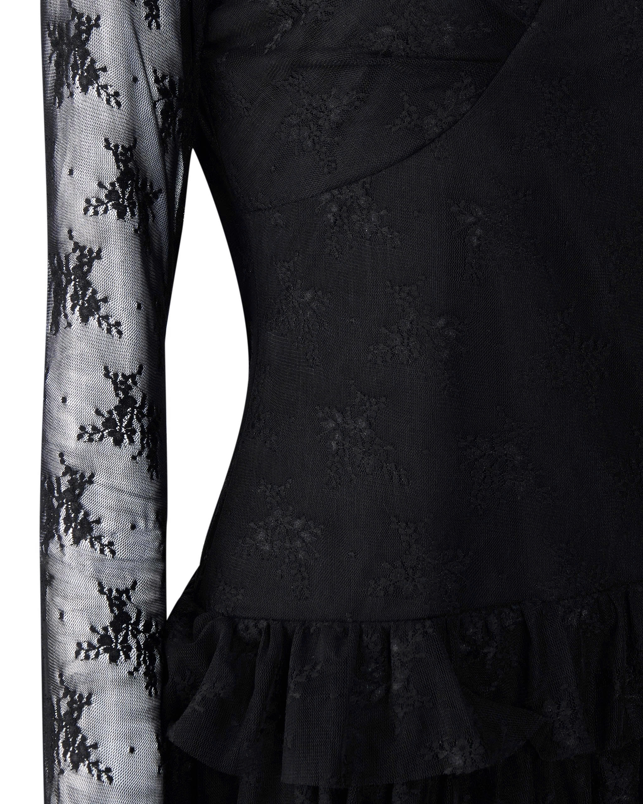 Đầm ren hoa nhún kiểu tầng bigsize DA172 dành cho nàng béo mập từ 55-95kg_thumbnail_6