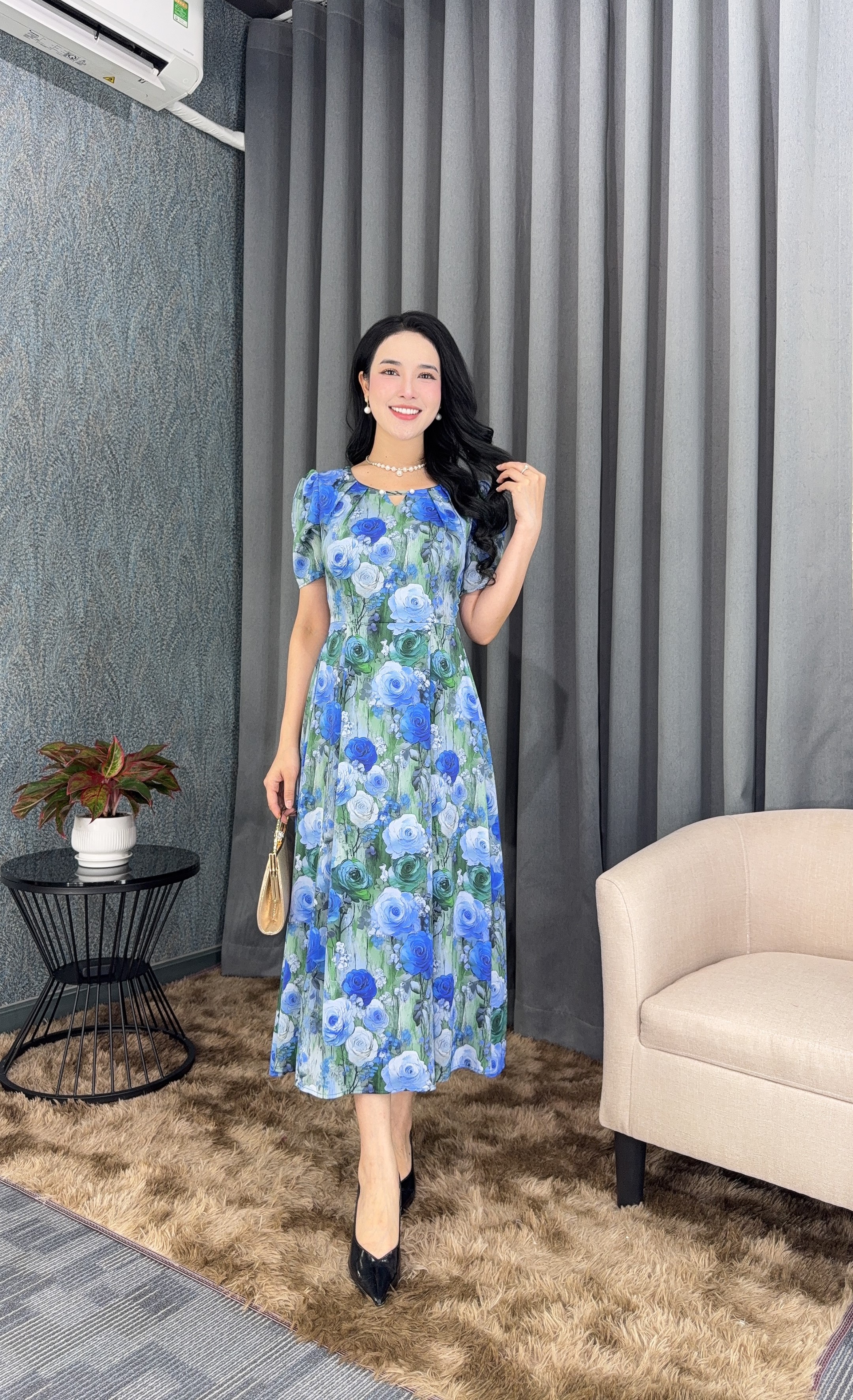 Đầm xòe - Y1928 - Thương hiệu Zonbig_thumbnail_4