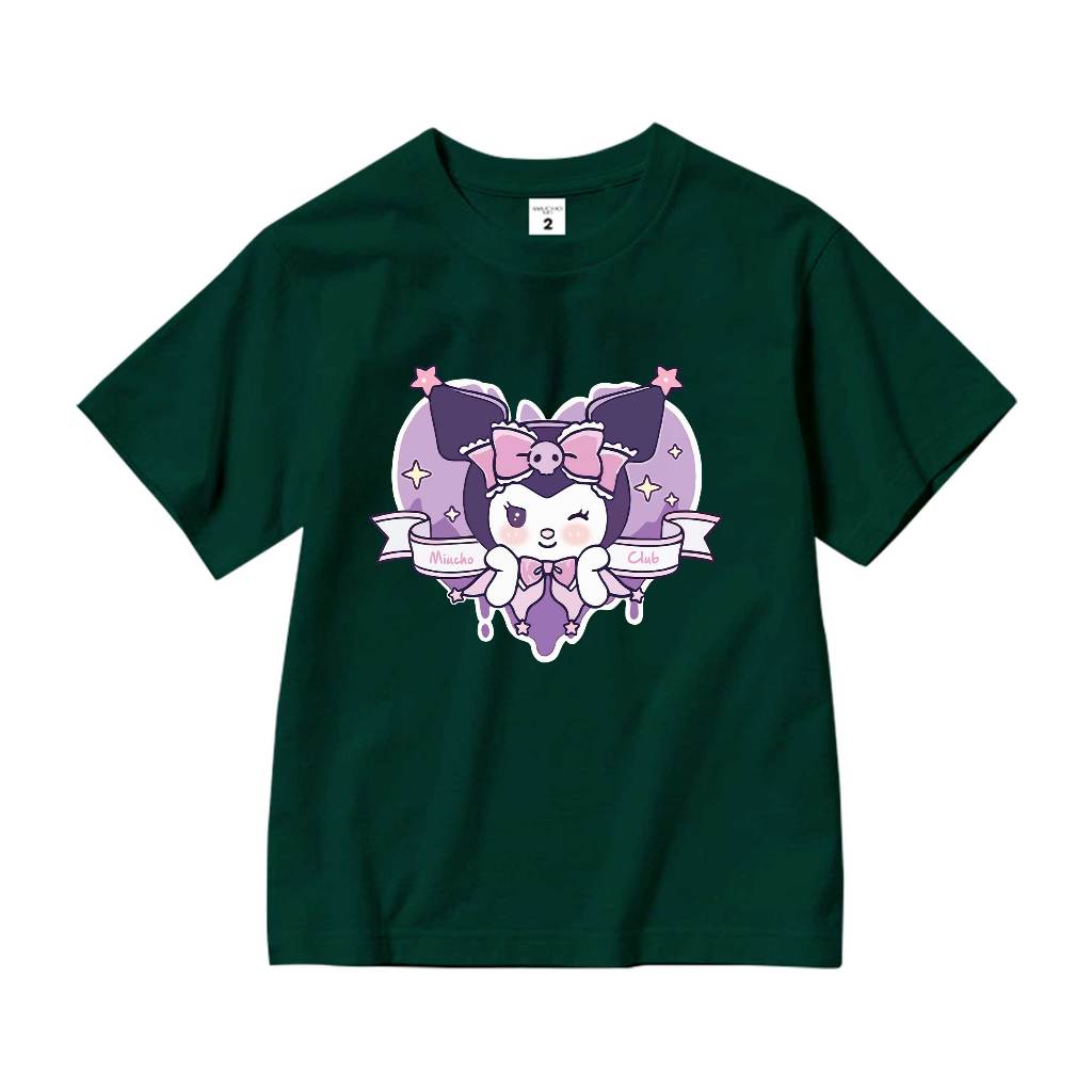 Áo thun cho bé gái cute form rộng AED1110 Miucho Kid tay ngắn cổ tròn style hàn quốc in mix_thumbnail_9
