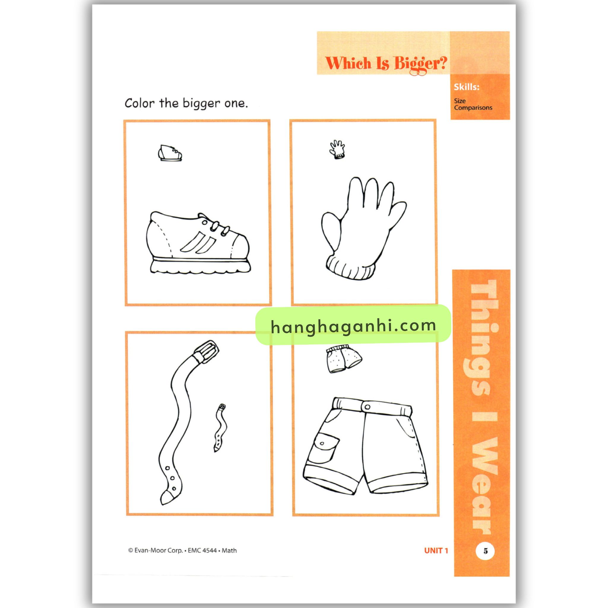 Skill Sharpeners Math grade K, Sách Toán Mỹ Evan Moor cho học sinh mẫu giáo_thumbnail_11