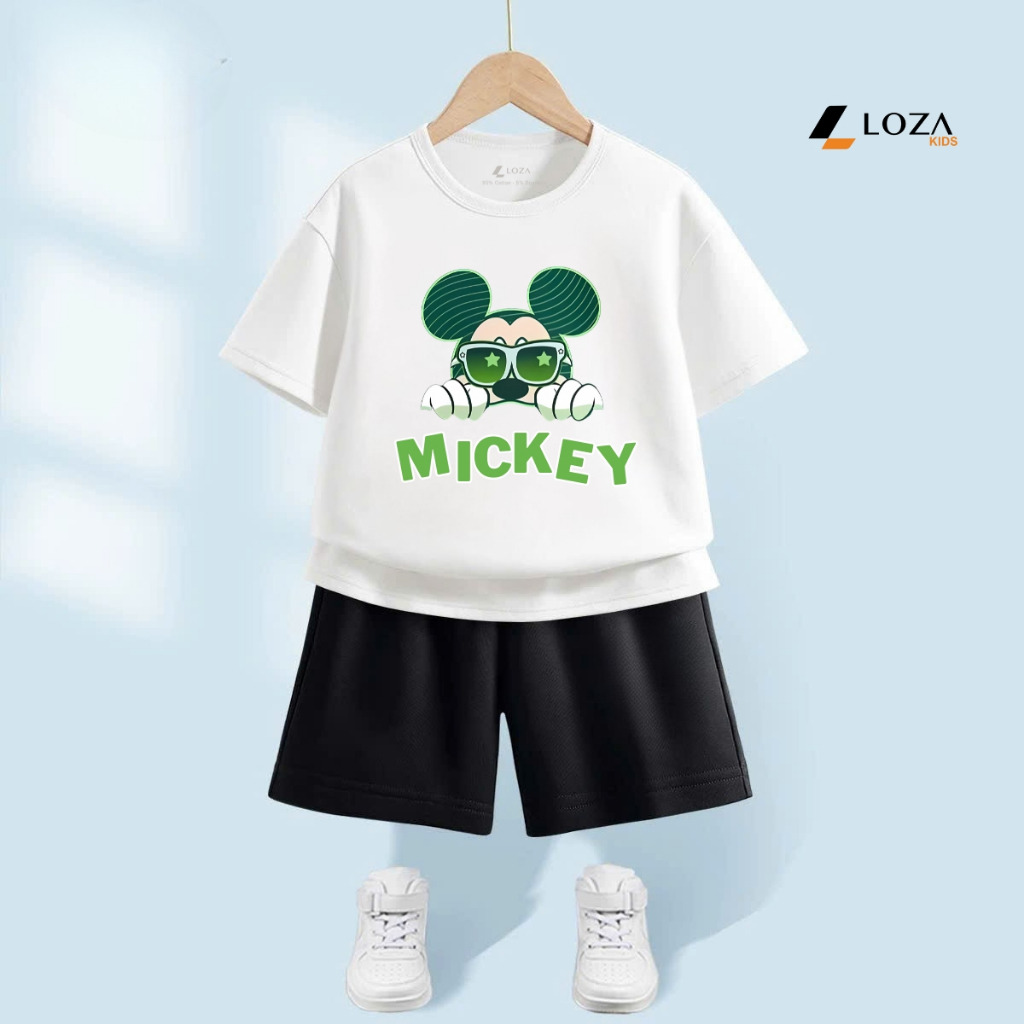 Bộ quần áo bé trai in hình 'Mickey Get Wild' - Loza G0314_thumbnail_4