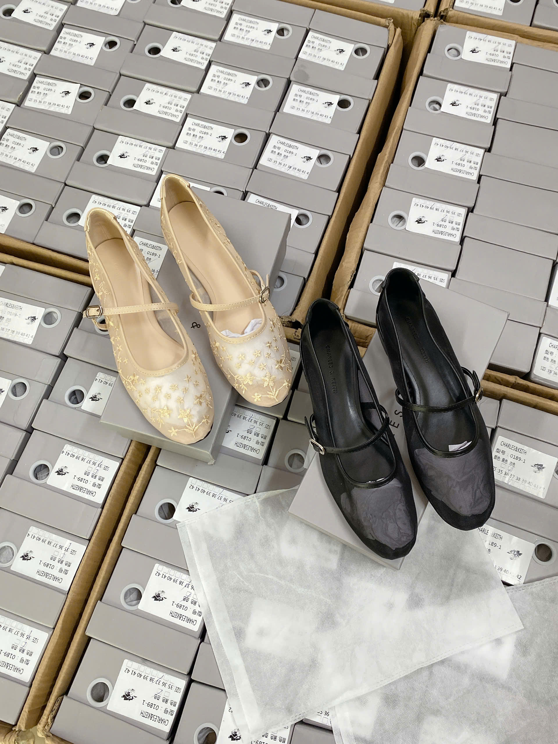 SALE G100 GIÀY BÚP BÊ NỮ 2 MÀU