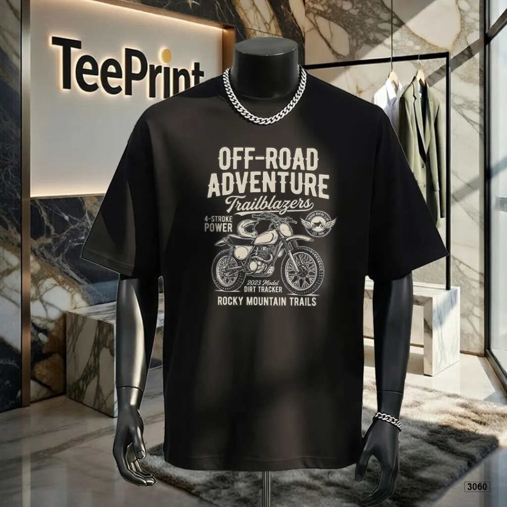 Áo thun nam form rộng TeePrint phong cách đường phố 3060