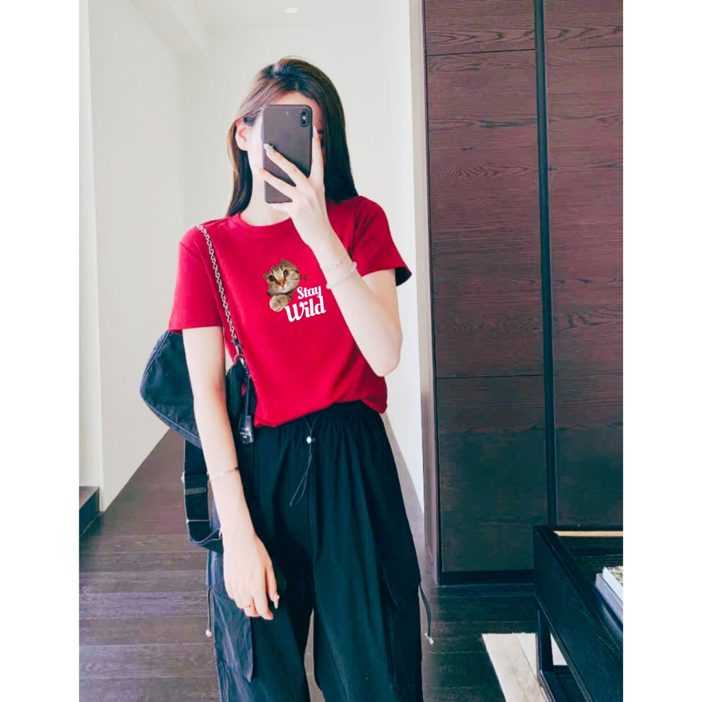 Áo phông nữ form vừa chất liệu thun cotton - LOZA G0299_thumbnail_7