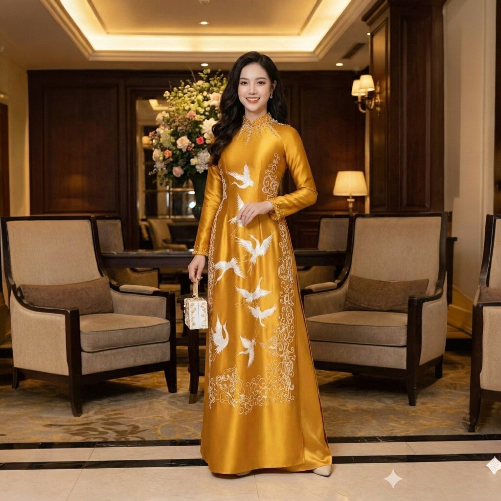 Áo dài mẹ mặc trong lễ cưới: nên chọn màu gì cho đẹp, trang nhã