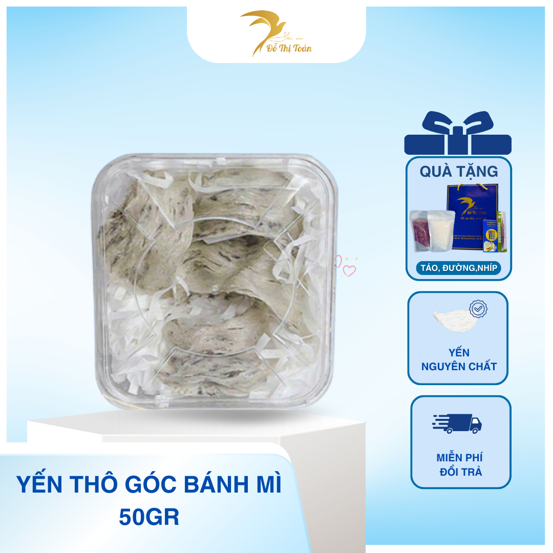 [T40] Thô Góc Bánh Mì- HỘP 50GR