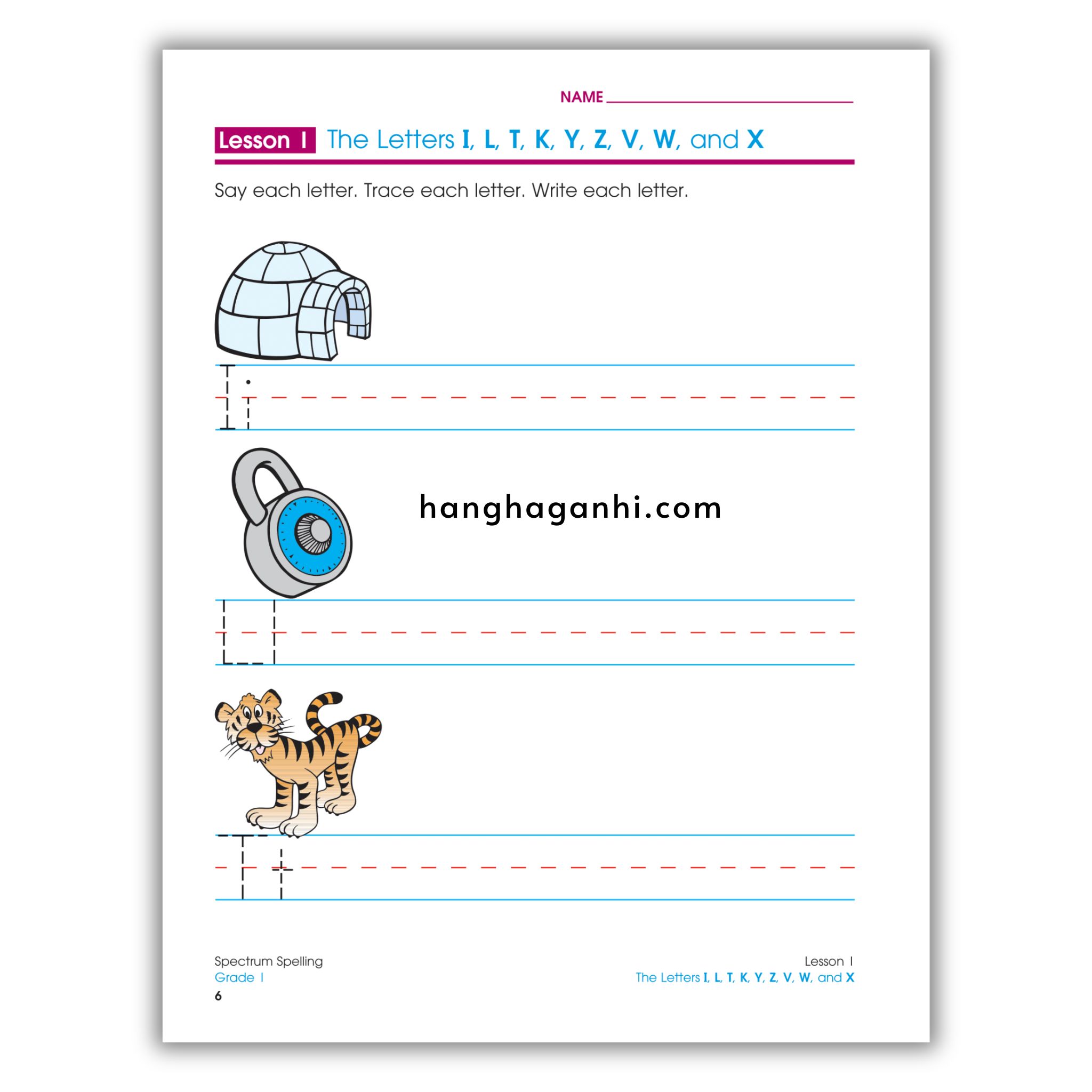 Sách Spectrum Spelling Workbook Grade 1_thumbnail_4