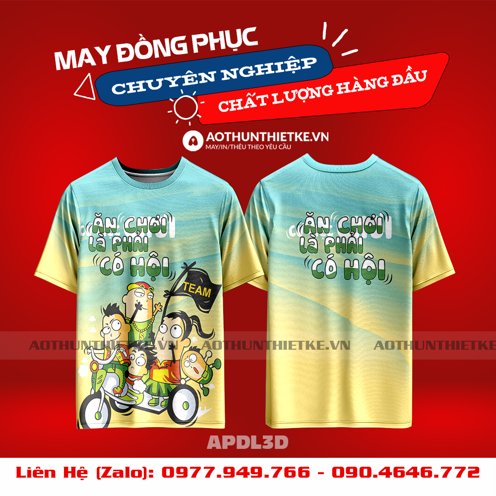 Áo Phông Du Lịch 3D-TK48