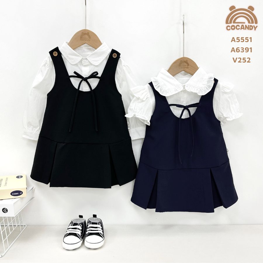 Váy 2 dây ĐEN phối nơ buộc_thumbnail_5