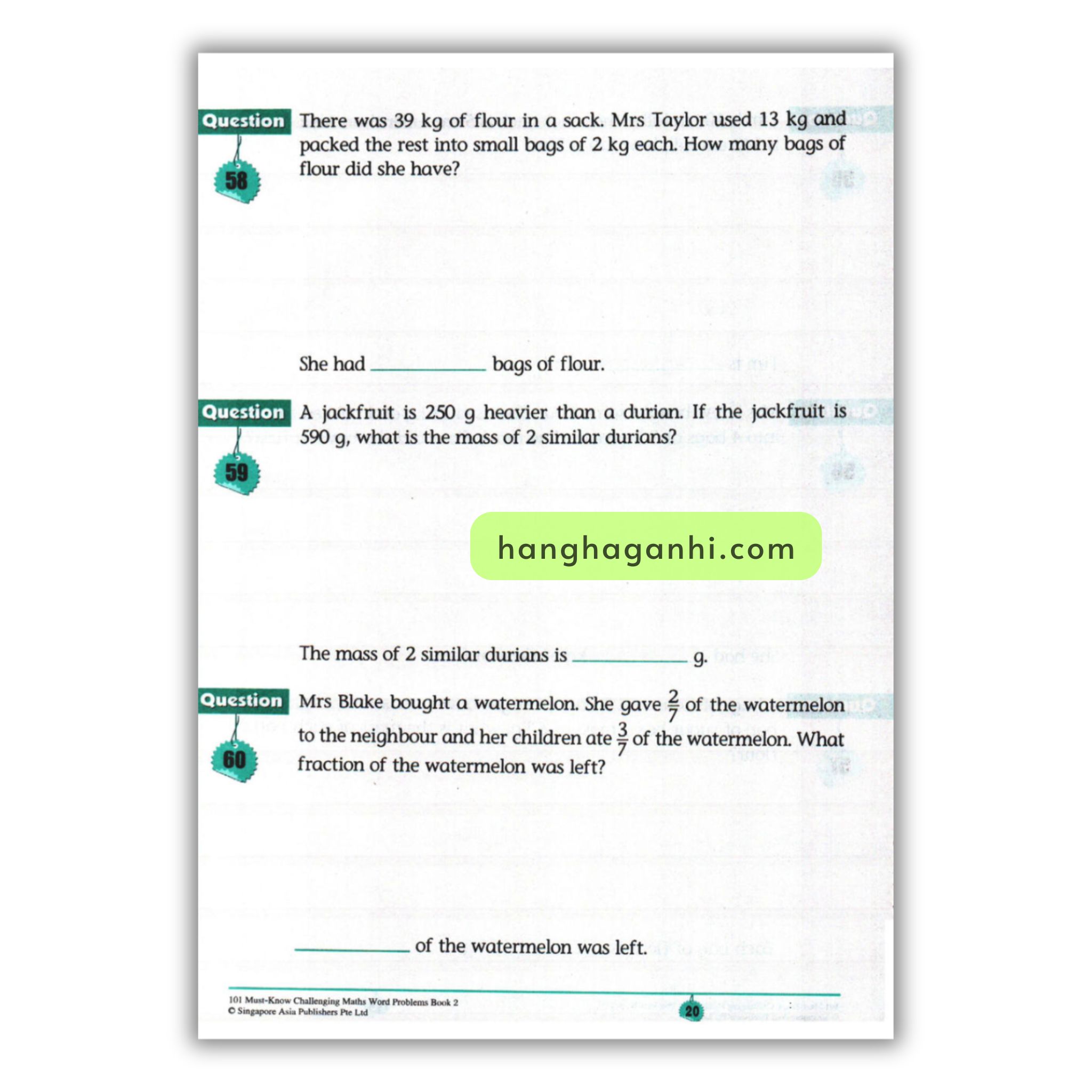 [Sách] 101 Must- Know Challenging Maths Word Problems Book 2_thumbnail_10