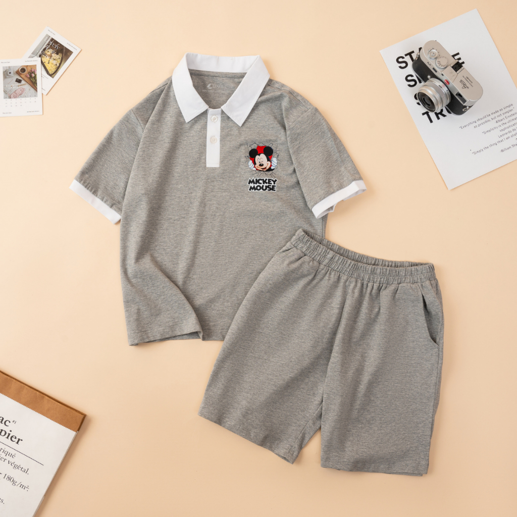 Bộ đồ Polo bé trai in hình nhiều mẫu - Loza Kids BM001_thumbnail_2