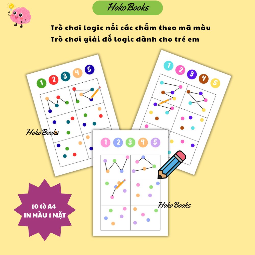 Bộ 10 tờ Học liệu Trò chơi logic nối các chấm tròn, IN MÀU 1 MẶT GIẤY A4, KHÔNG ĐÓNG QUYỂN, KHÔNG ÉP PLASTIC_thumbnail_0