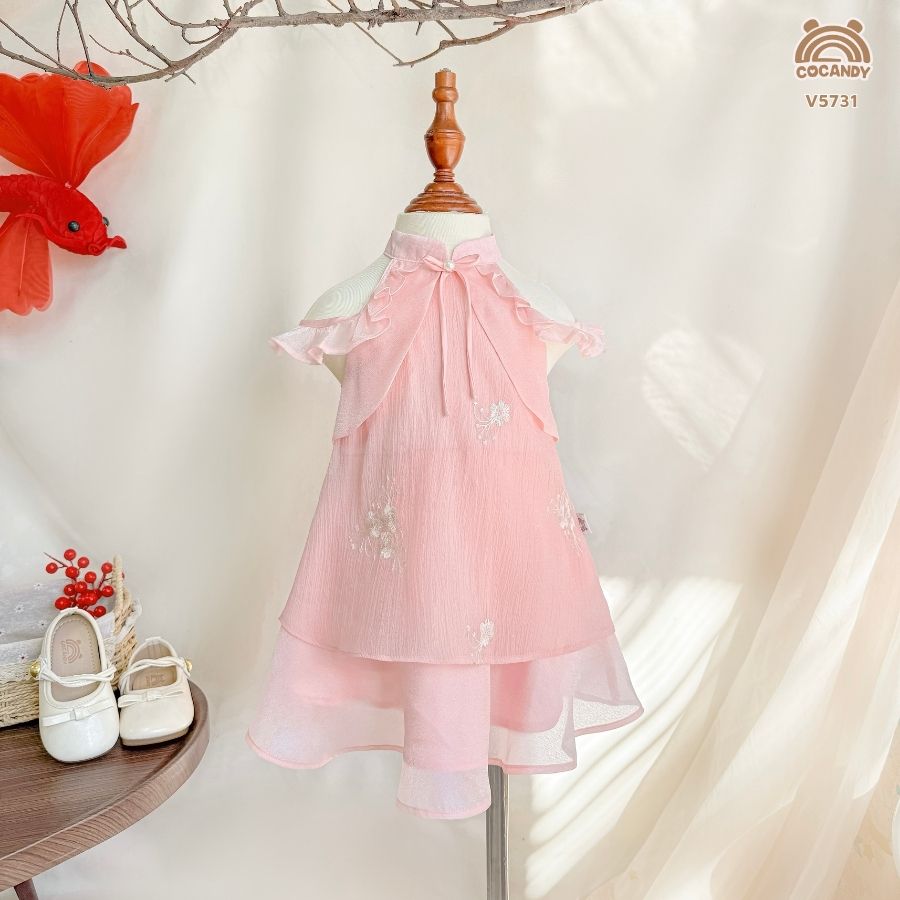 Váy yếm HỒNG Hằng Nga