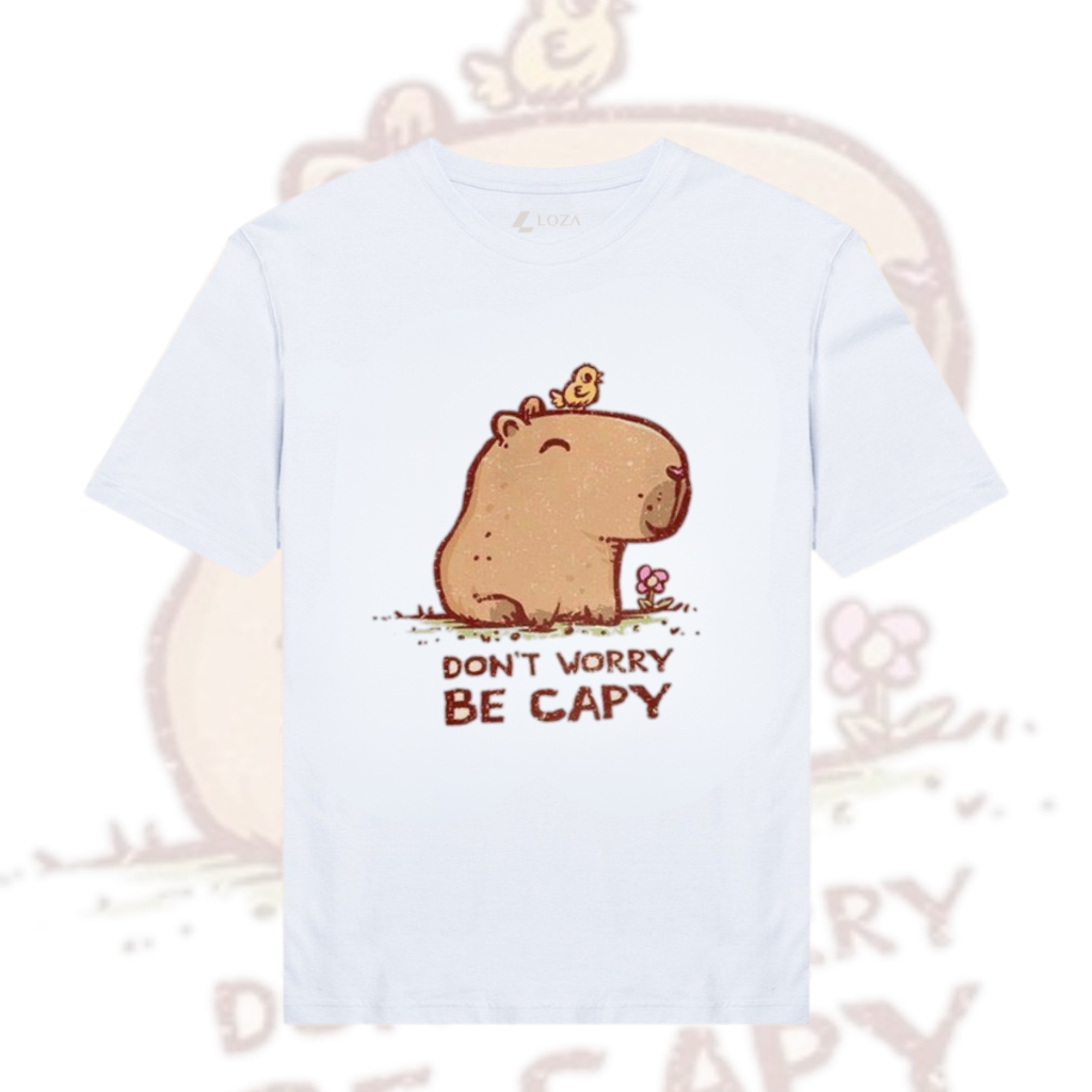 Áo thun gia đình  3-4-5 người in hình CapyBara dễ thương - Loza G0196_thumbnail_2