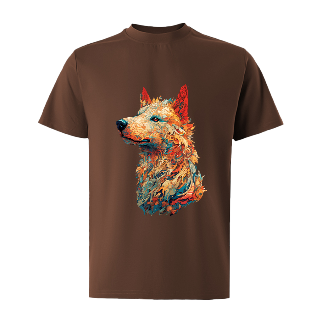 Áo thun nam form rộng 12 con giáp tuổi Tuất ATD487 Miucho Iconic cotton cổ tròn in graphic_thumbnail_10