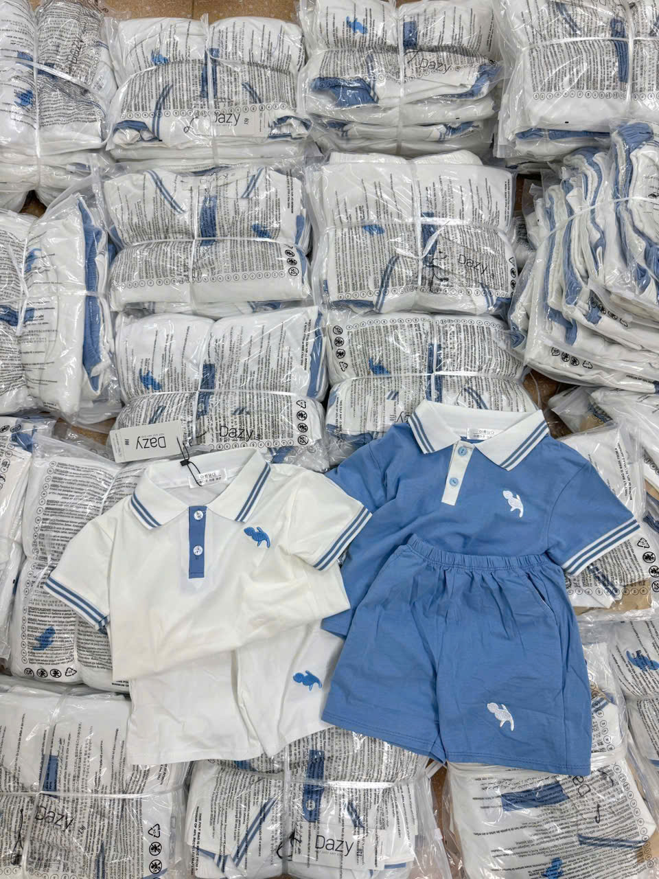 A87 SET 2 BỘ POLO VIỀN CỔ- A100.153