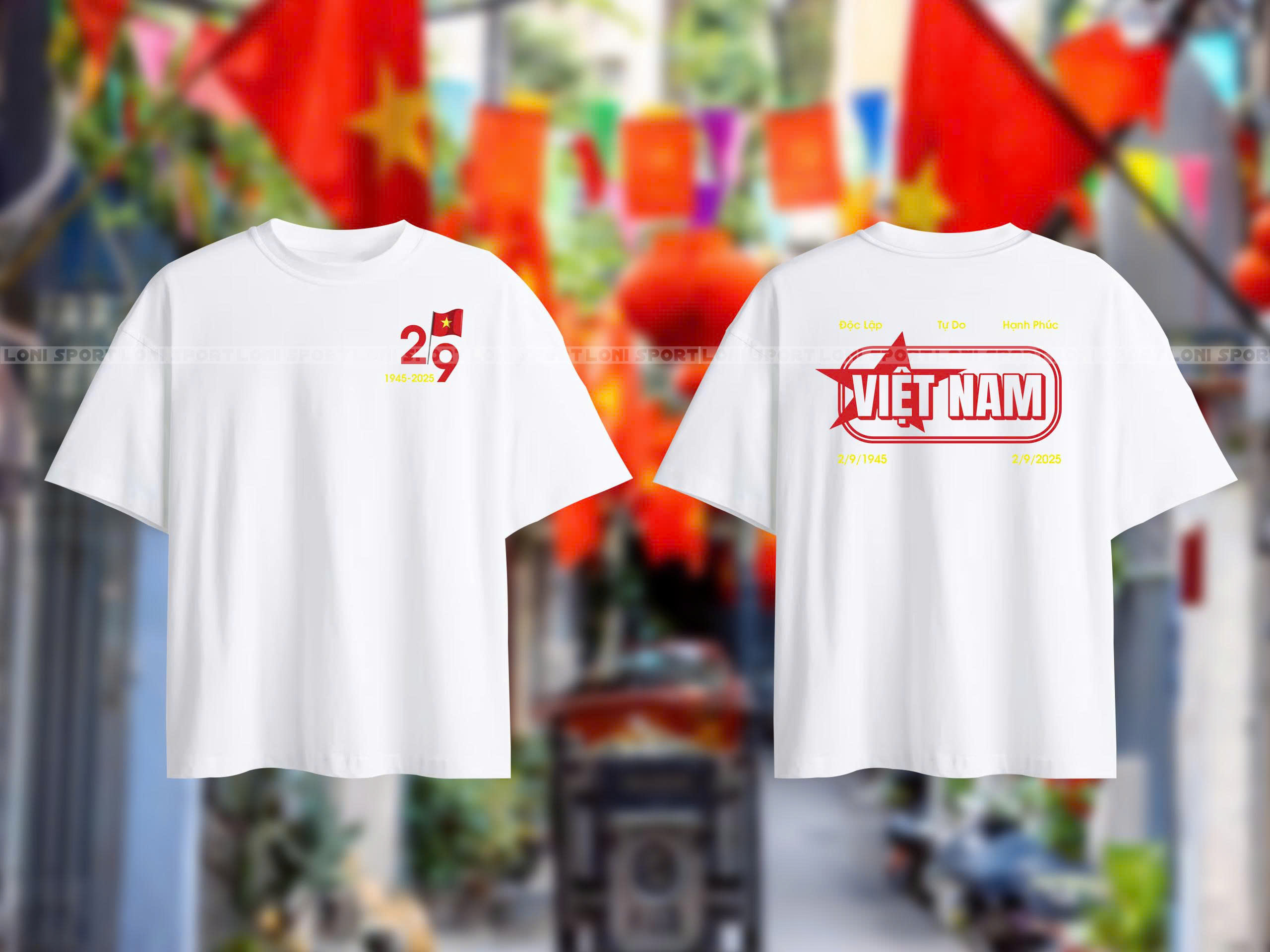 Áo thun nam nữ Lễ Quốc Khánh 2/9 - 100% Cotton_thumbnail_2