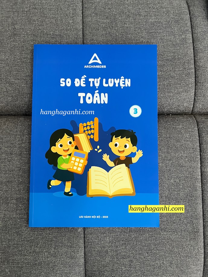 Sách Archimedes 50 đề tự luyện Toán lớp 3