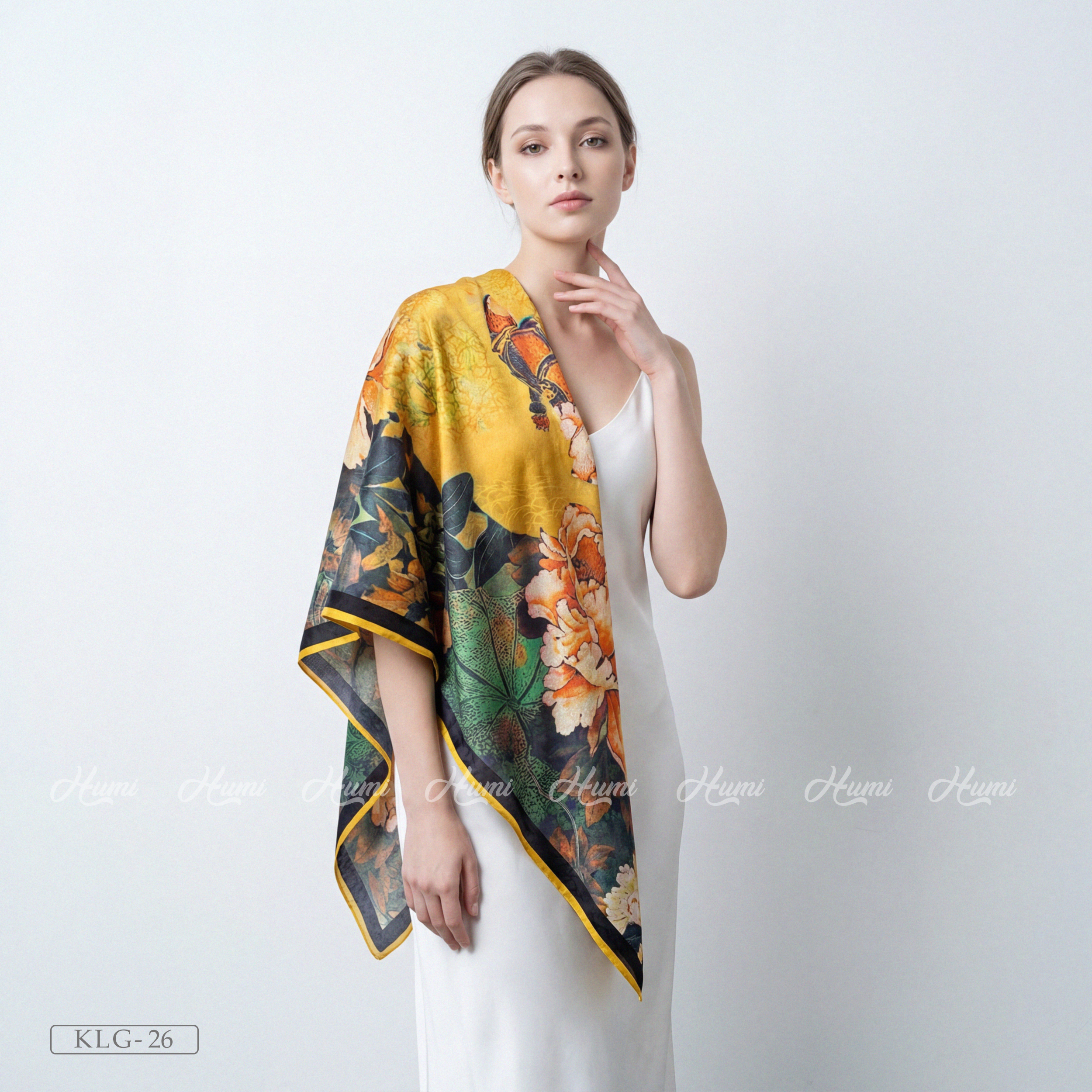 KHĂN LỤA GẤM CAO CẤP (KLG-26)