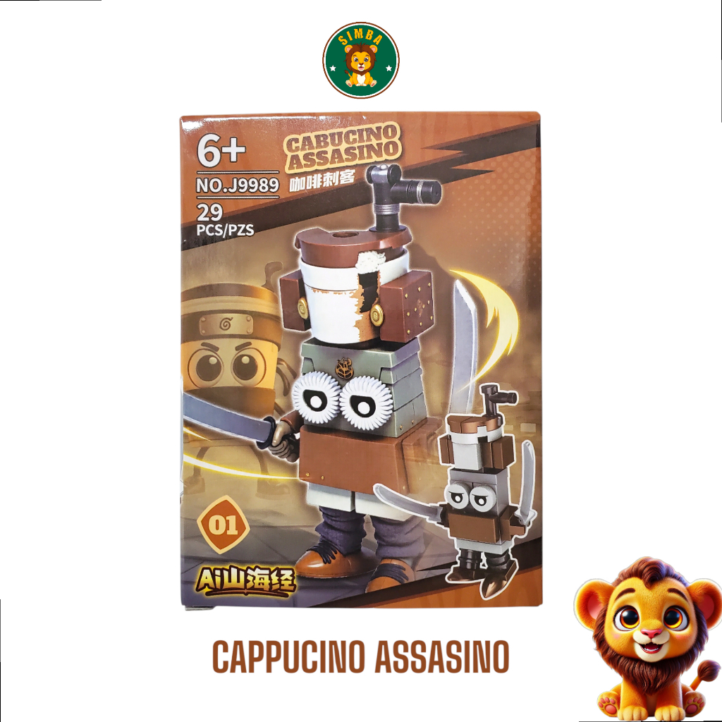 Bộ Xếp Hình Brainrot Mini 2 (8 Mẫu) Simba Shop Đồ Chơi Trí Tuệ Lắp Ghép Mô Hình Hot Trend Sáng Tạo