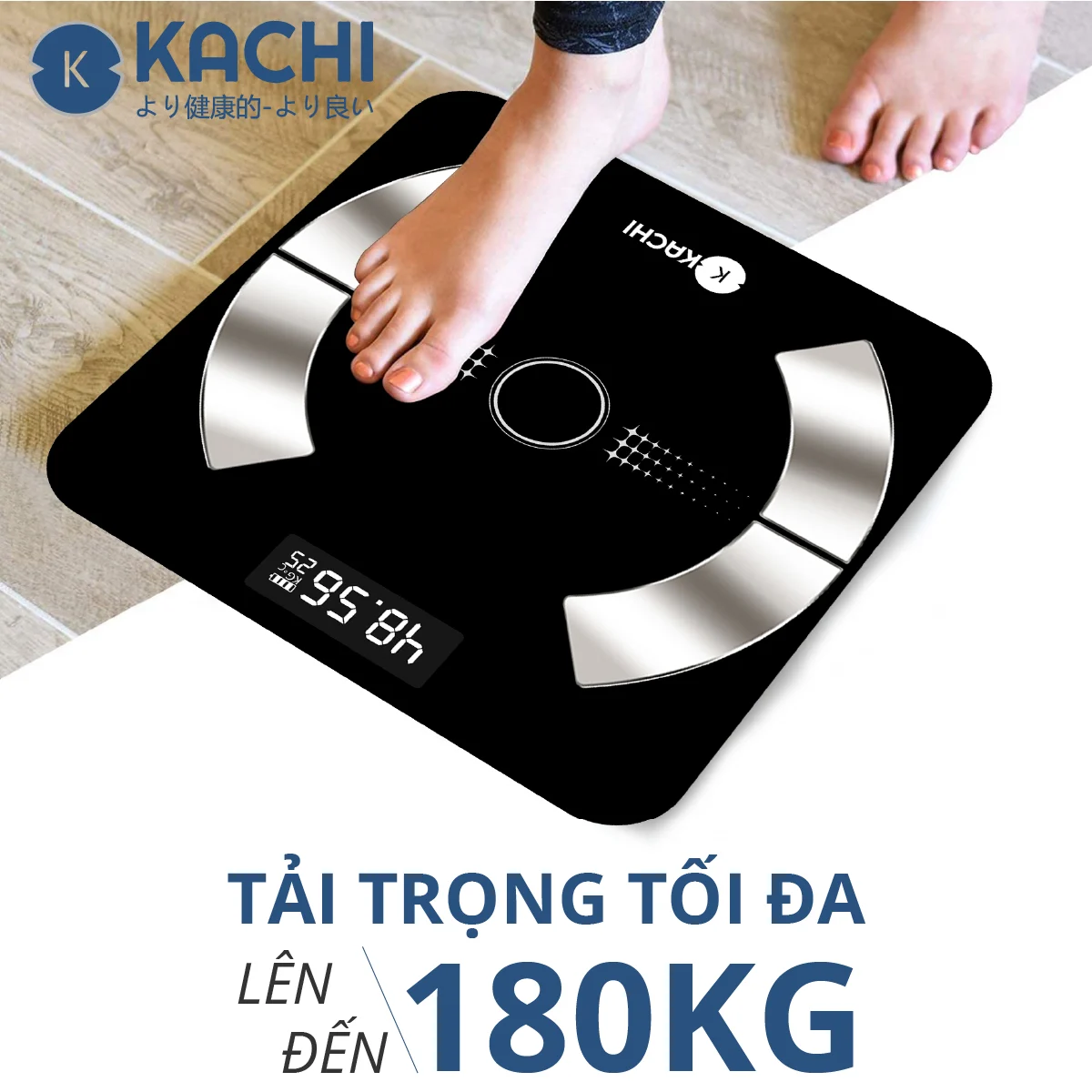 Cân Điên Tử Bluetooth Phân Tích Chỉ Số Cơ Thể Kachi MK223_thumbnail_4