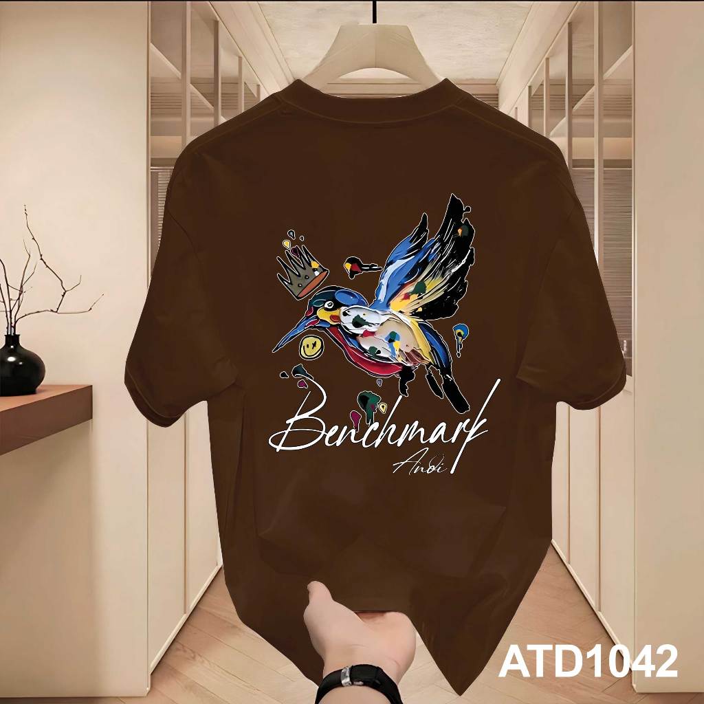 Áo phông form rộng nam local brand đủ size ATD1042 Miucho Iconic tay ngắn cổ tròn in artwork