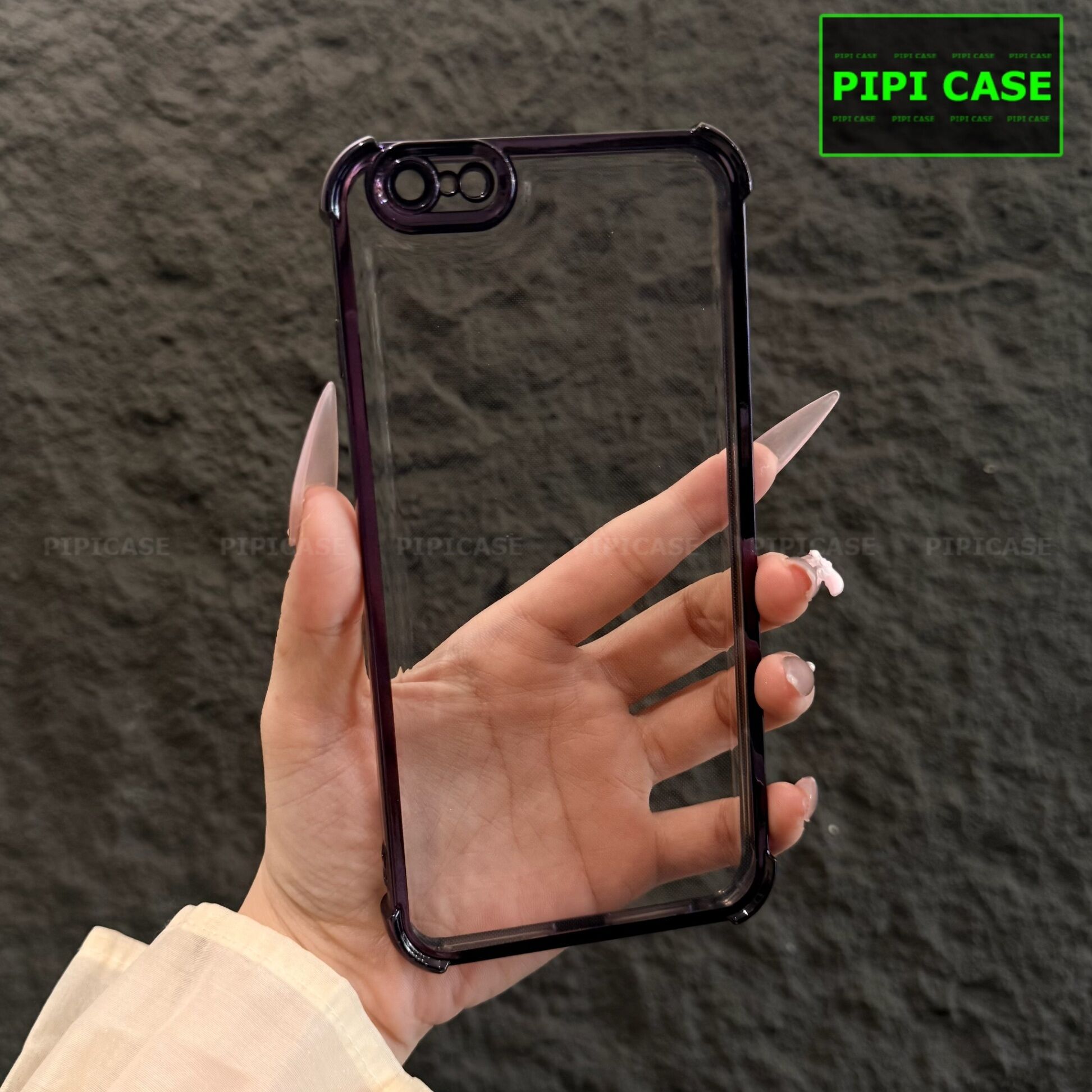 Ốp Lưng iPhone 6 Plus / 6S Plus - Gu - Tím