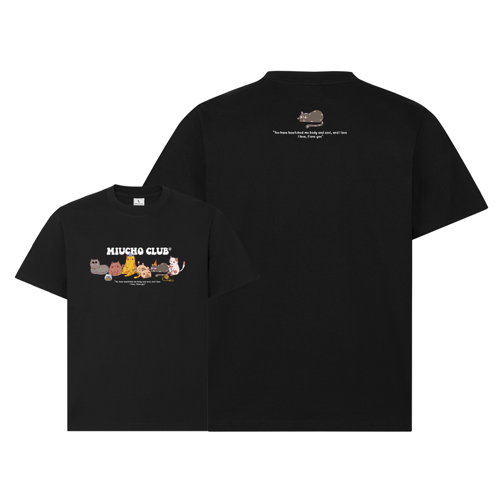 Áo phông đôi nam nữ form rộng 1953 Miucho Club cổ tròn vải cotton 2c 250gsm dày dặn in mix_thumbnail_8