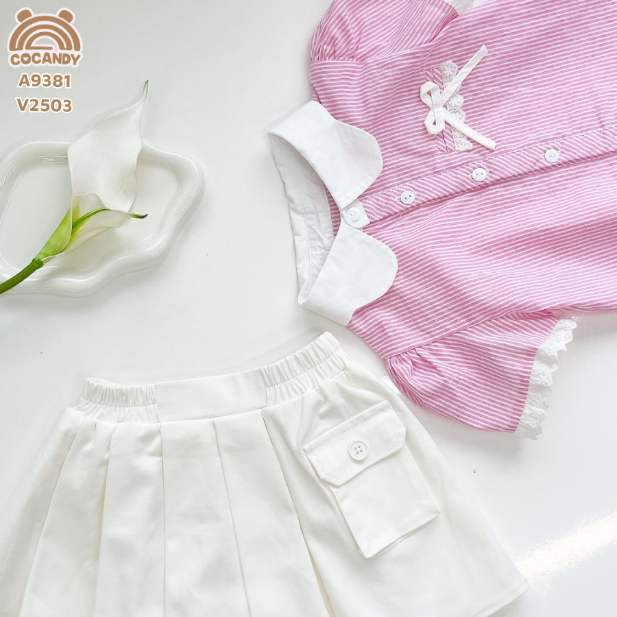 Chân váy cộc kaki TRẮNG phối túi cúc_thumbnail_2