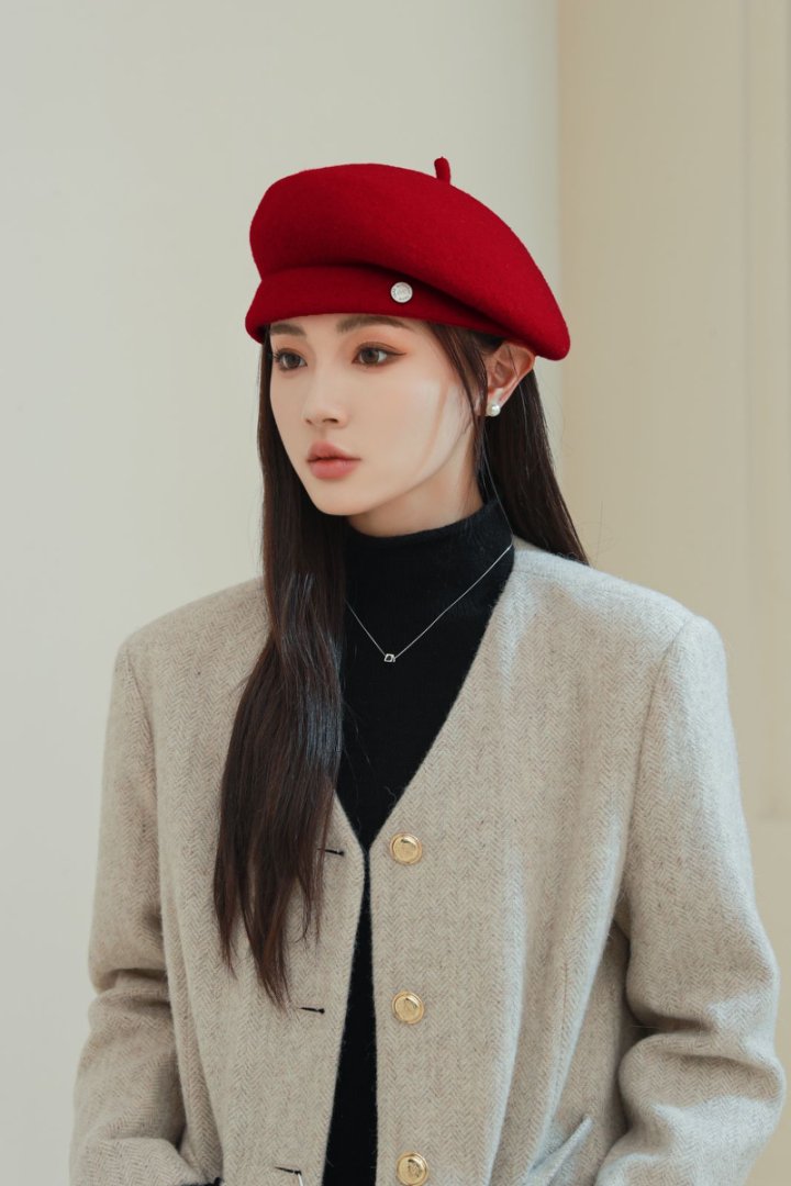 Mũ beret nữ vải dạ cao cấp HZ2502_thumbnail_17