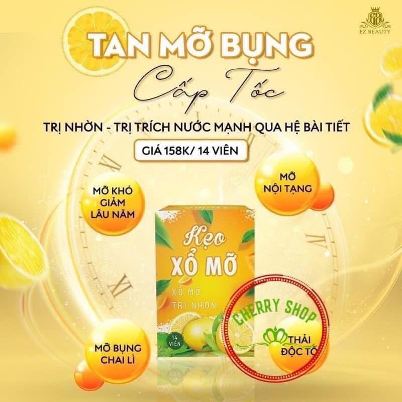 KEO XỔ MỠ - HỘP 14 VIÊN sale