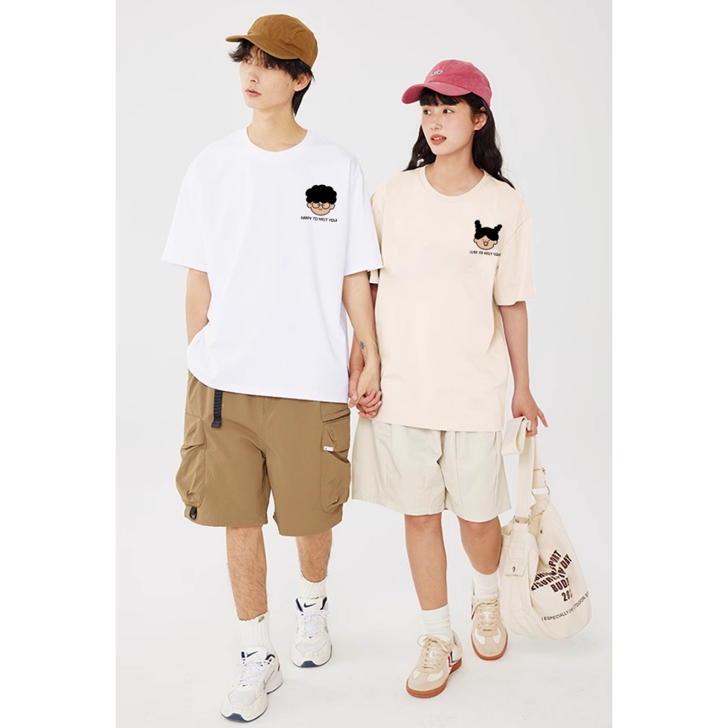 Áo thun couple cặp đôi form rộng unisex đủ size ATD1065 Miucho tay lỡ cổ tròn in artwork_thumbnail_3